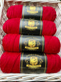 Alpaka Strickgarn 100% Bordeauxrot 100g