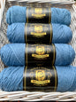 Alpaka Strickgarn 100% Jeans-Blau 100g