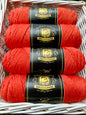 Alpaka Strickgarn 100% Orange 100g