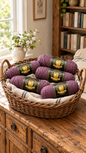 Alpaka Garn 100 % Alpaka - Traubenlila 100g